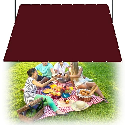 Toile rectangulaire imperméable haut de gamme vin rouge