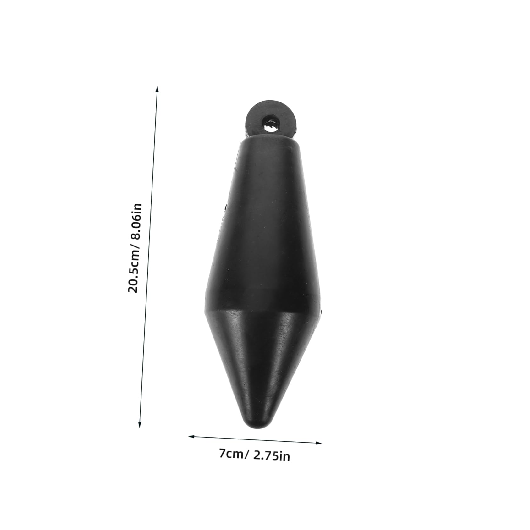 OUNONA Ball Toss Buoy Yacht Docking Bumper Protection Boat Bumper for Docking Boat Bumpers Flotation Yacht Docking Protector Key Boat Accessories Anchor Marine Hull Rubber Black