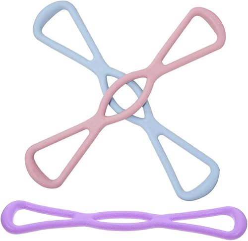 Mipcase 3 bandas de resistencia de alta elasticidad para yoga y fitness, cinturones de entrenamiento elásticos resistentes para ejercicios de