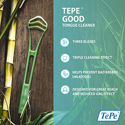 image for TEPE Good Tongue Scraper Cleaner, Bioplastic Tongue Cleaner for Adults