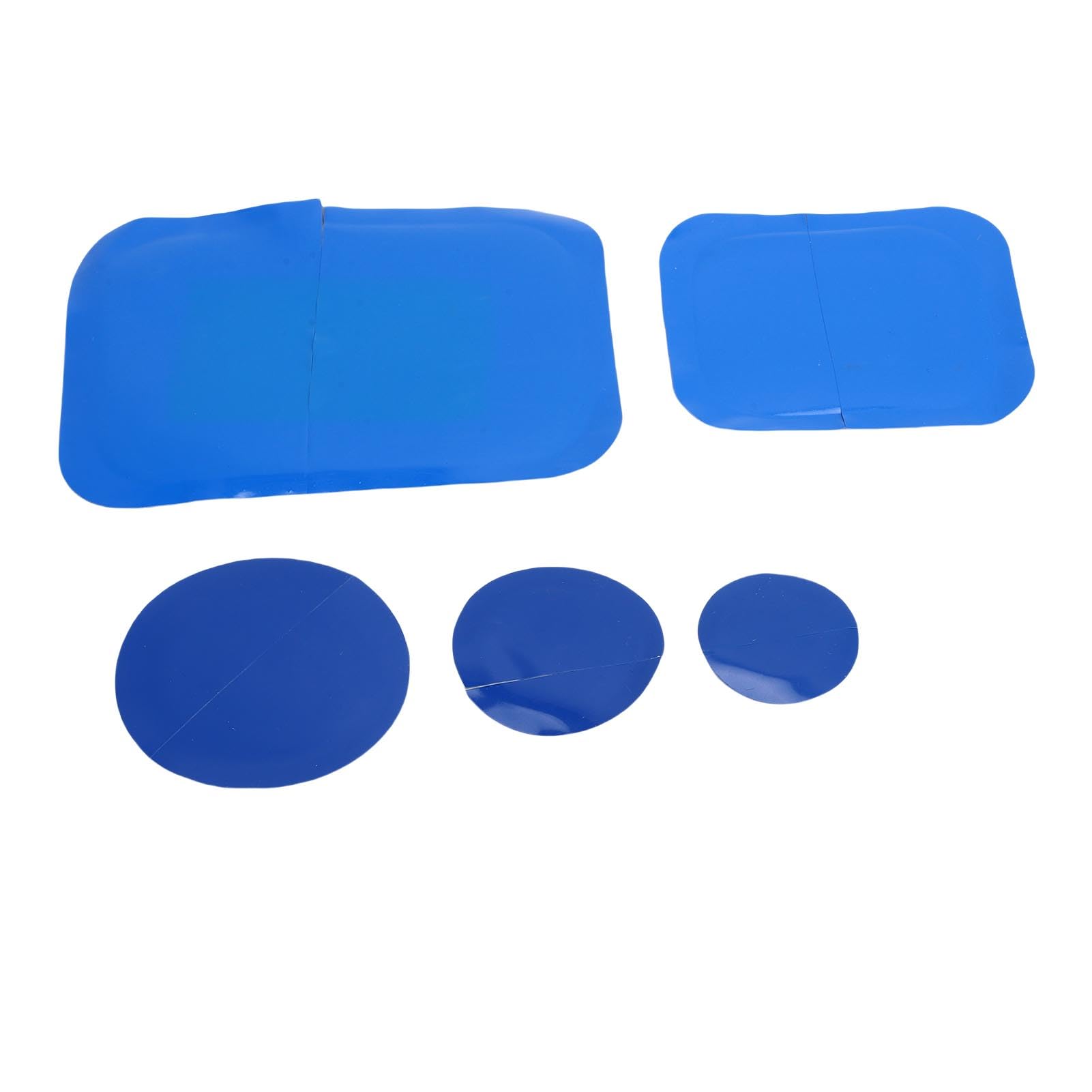 Tyenaza 100 szt. Łatek do opon, 65x80mm 85x120mm Gumowa promieniowa łatka naprawcza Szybka naprawa Zimna łatka do samochodu Ciężarówka Autobus Ciągnik Pojazd Motocykl