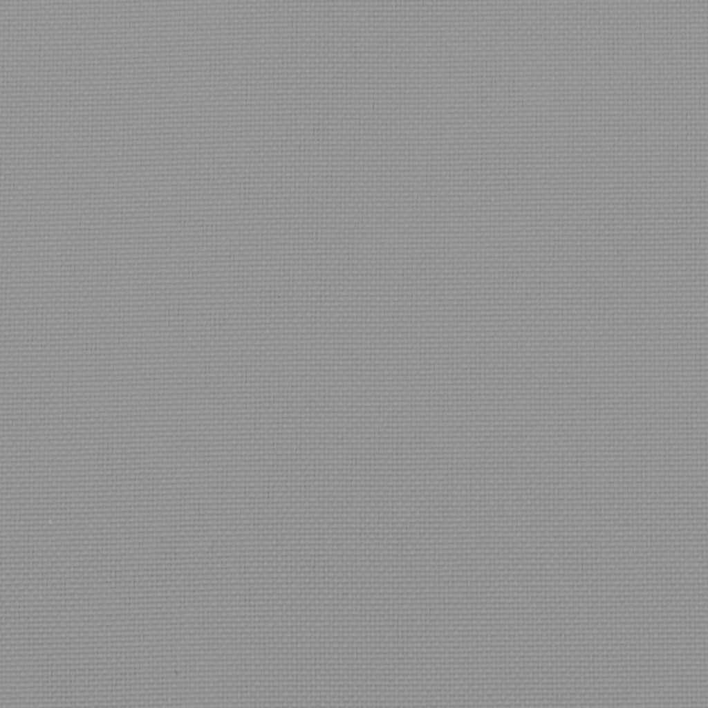 vidaXL Coussin de Palette, Galette de Siège Imperméable, Coussin de Jardin, Décoration d'Extérieur Terrasse, Gris 60x60x9,5 cm Tissu Oxford
