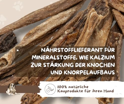 Warnick´s Tierfutterservice - Hundesnack - Getrocknetes Rindereuter 2 kg - Naturkausnack - Barf & Kausnack - Tierfutter-MV