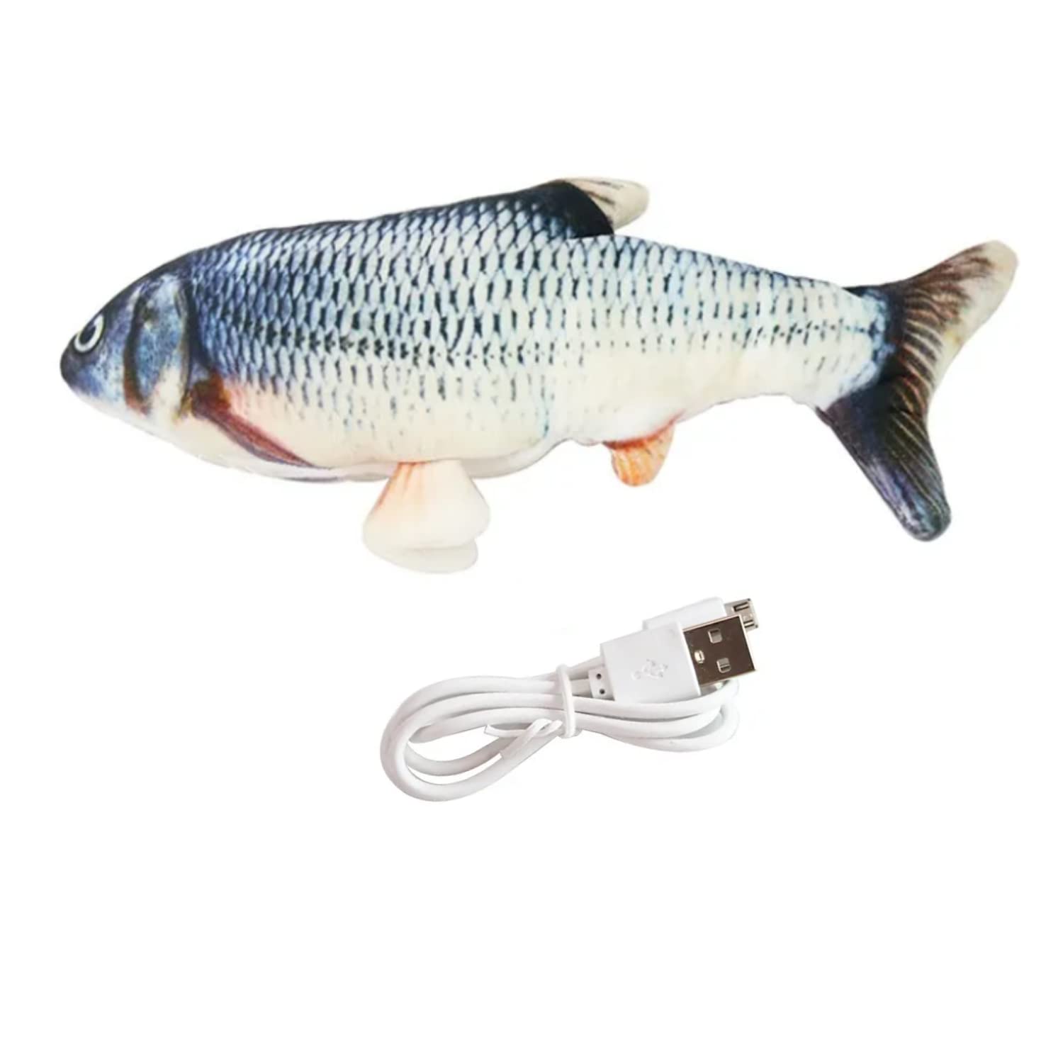 Chairman MeowHero Brands Cat Toy - Flopping Fish - Interactive Chargeable Toy with USB - Trout