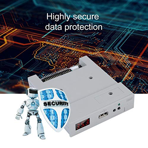 USB Emulator Floppy, SFR1M44-U100 3.5in 1.44MB USB SSD Floppy Drive Emulator, 5V DC, Plug and Play.