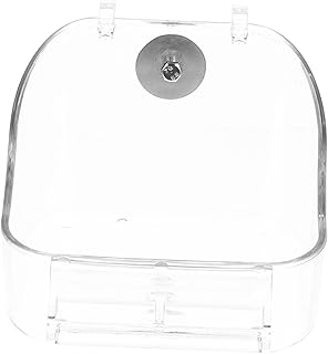 Yardwe Bird Parrot Bathtub 3 Sets Bird Bath tub pet Bathtub pet tub Hanging Bird cage Multipurpose Shower Cube Parrot Xuan Feng Bird Bathroom