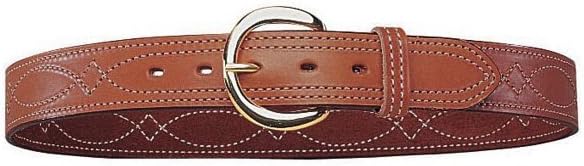 BIANCHIB12 Tan Reversible Sport Stitched-Belt