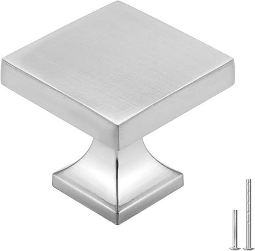 Miniatura 10 de Homdiy Paquete de 5 tiradores para gabinete color negro mate, manijas de zinc de aleación para cajones y aparadores, accesorios de cocina