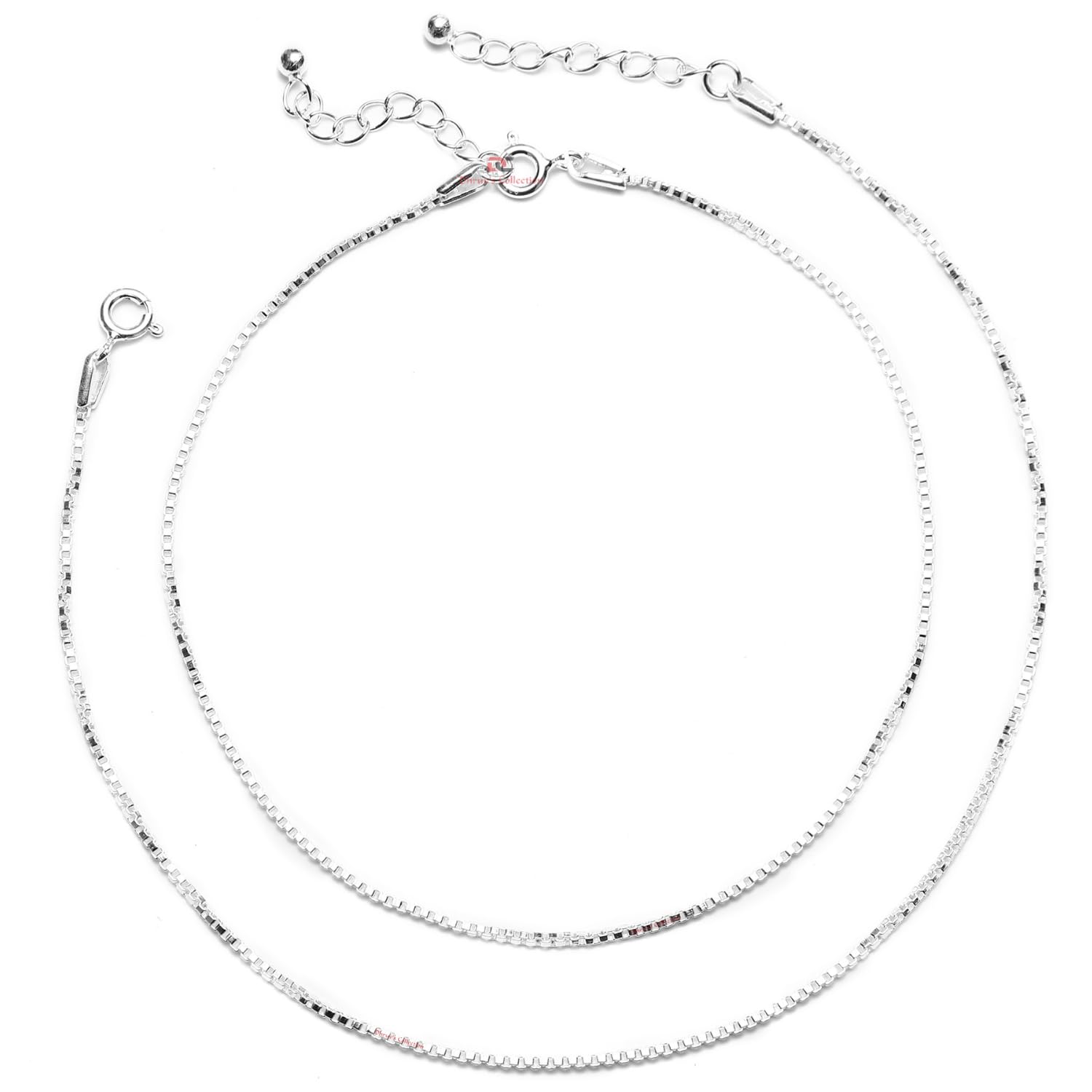 DHRUVS COLLECTION 925 Pure Silver Plain Box Chain Single Line Anklet/Payal for Girls & Women (B0CZFXQ9Q2) Amazon Price History, Amazon Price Tracker