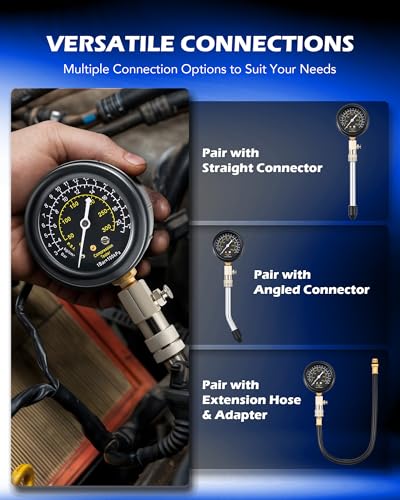 image for Orion Motor Tech Gasoline Compression Tester Kit, 8pc Petrol Engine Co