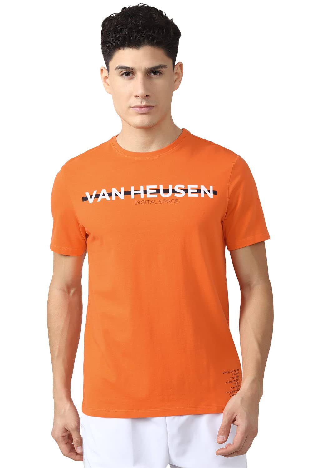 Van Heusen Flex Men T-Shirt