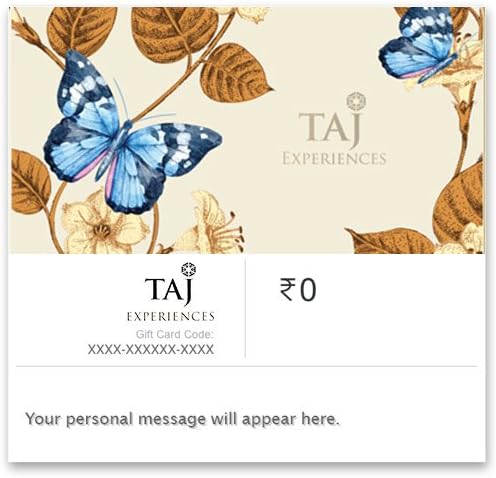 Taj Hotels | Flat 10% | E-Gift Card | Instant Delivery | Valid for online & outlet purchases | 1 year validity
