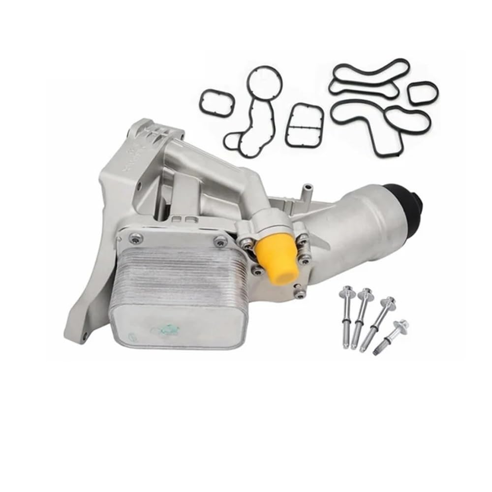 Aluminium-Motorölkühler-Filtergehäuse 11428586673 11428596283 Passend for BW X3 X4 X5 630i 730Li 420i 430i 320i 330i 220i 225i