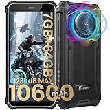 FOSSiBOT F101P 10600mAh Rugged smartphone, 123 dB Altoparlante Telefono indistruttibile, 5,45" schermo compatto cellulare, 7GB+64GB/1TB, 4G Dual SIM, IP68/IP69K telefono da lavoro(2026)