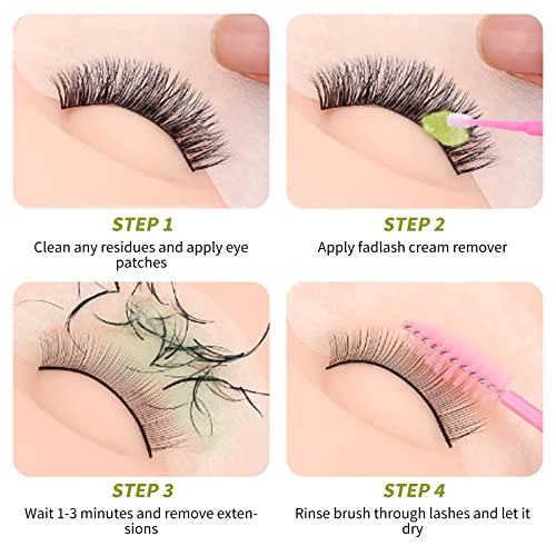 4. Bild von Wimpernremover Cream Wimpernkleber Entferner Cream Lash Extension Remover Wimpern Verlängerung Entferner Creme 5g Wimpernverlängerungs Kleber Entferner Duft: Herb 1 stück (1er Pack)