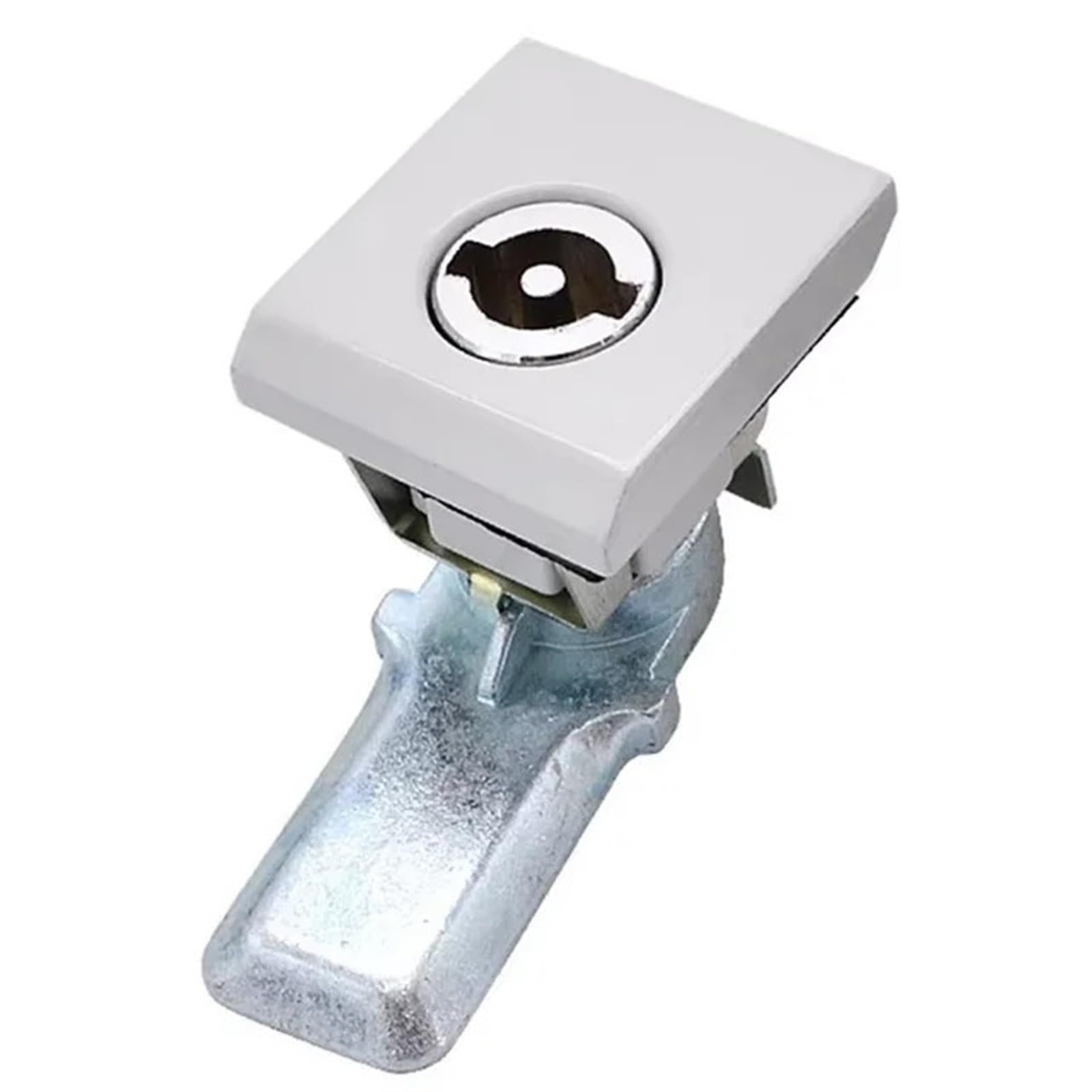 Wpoiyhgby Plastic Stainless Steel Hardware Square Head Turn Tongue Lock For Cinet Doors Network Cinets Communication 1Pcs(Plastic)