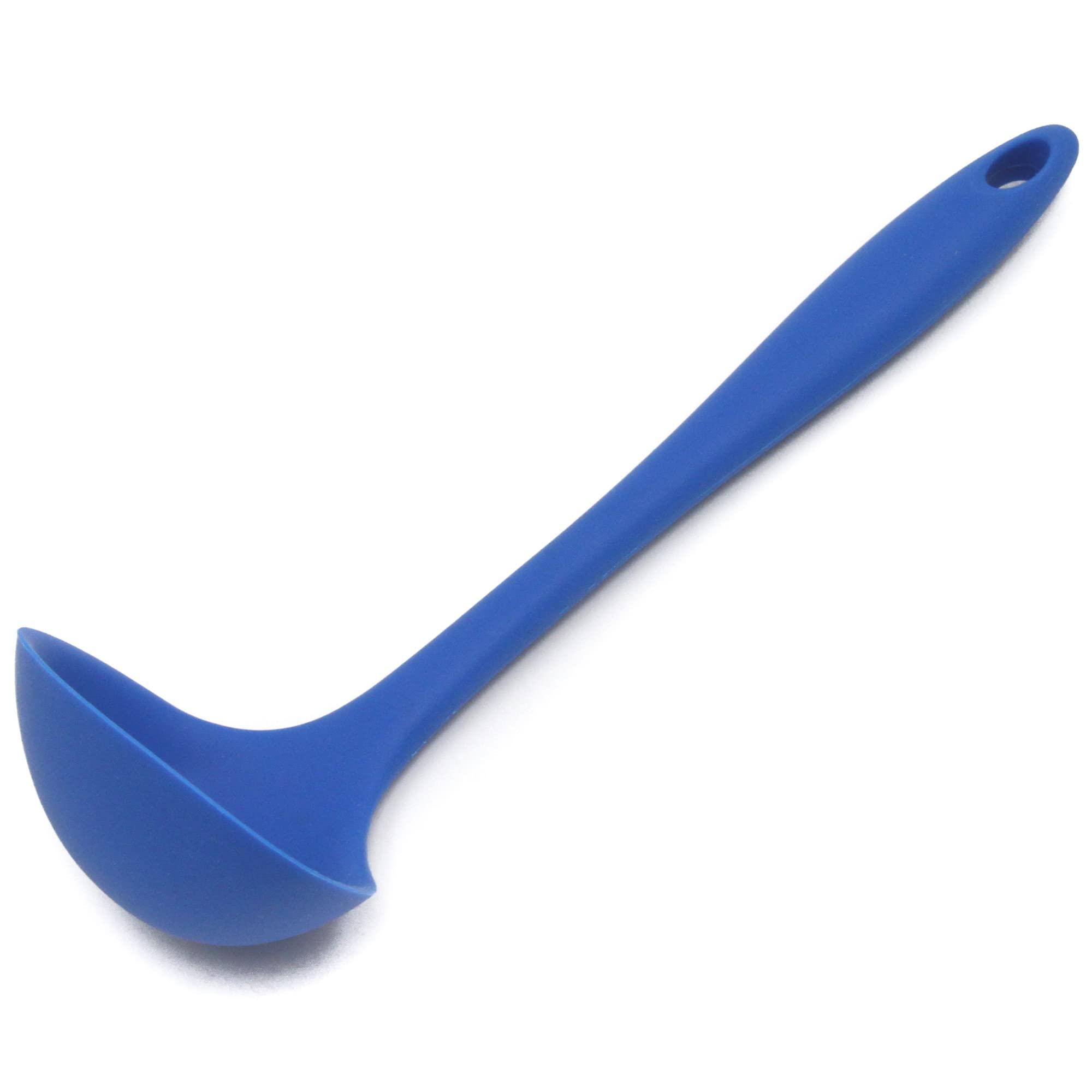 Chef Craft Premium Silicone Cooking Ladle, 11.25", Blue