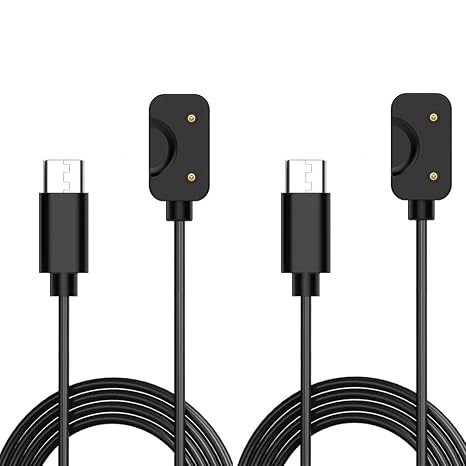Compatible for Samsung Galaxy Fit 3 Charger Cable Smartwatch Fast Charging (Type C, 2 Pack)