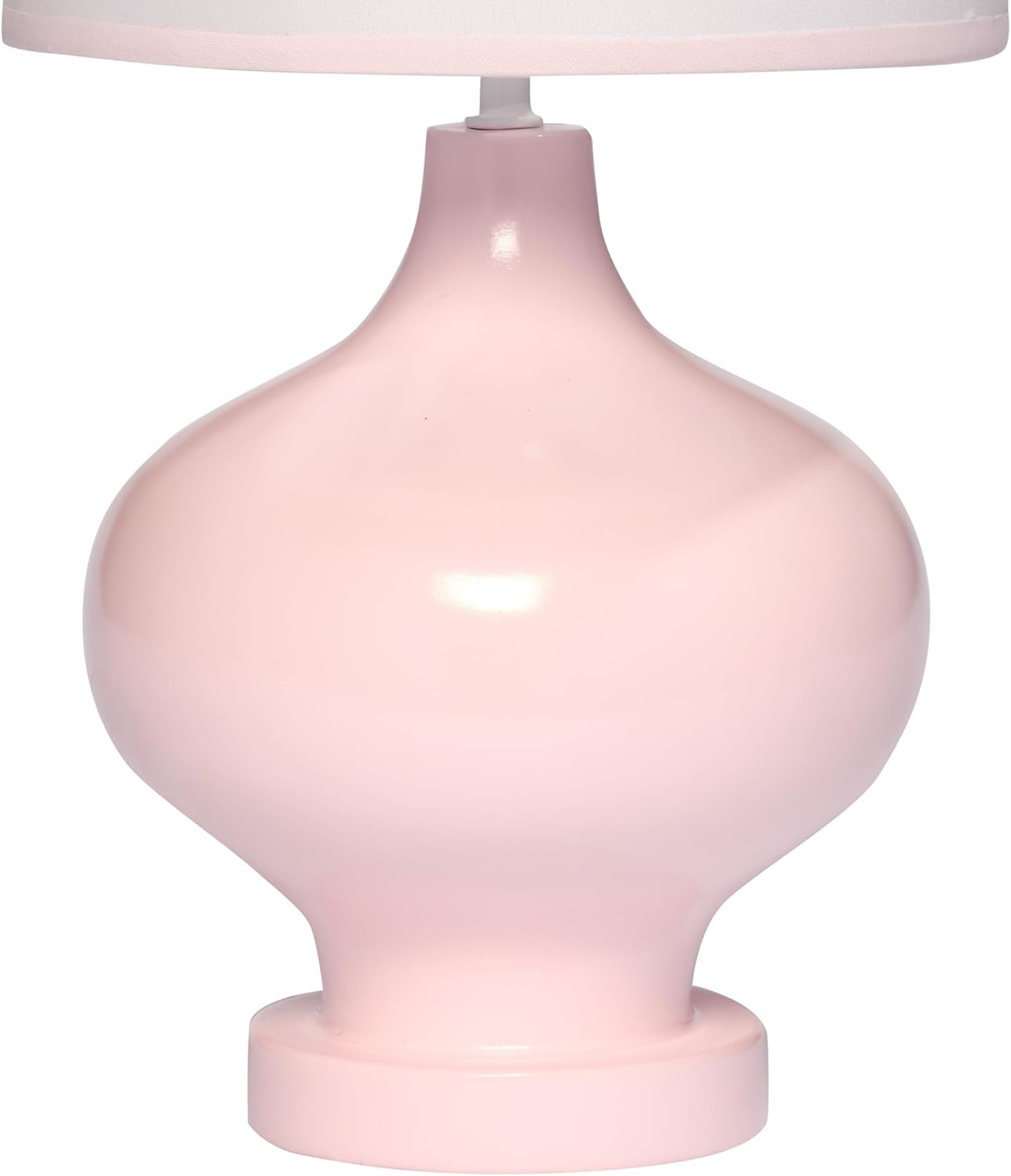 Lambs & Ivy Coquette Floral Aesthetic Pink Bows Lamp with Shade