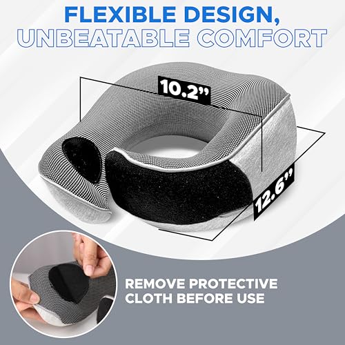 Almohada de espuma viscoelástica ajustable para cuello miniatura 2