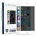 iPhone 6S Plus Screen Protector, Tech Armor Apple iPhone 6 Plus (5.5") Edge to Edge Privacy Ballistic Glass (White) - [1-Pack] Lifetime Warranty