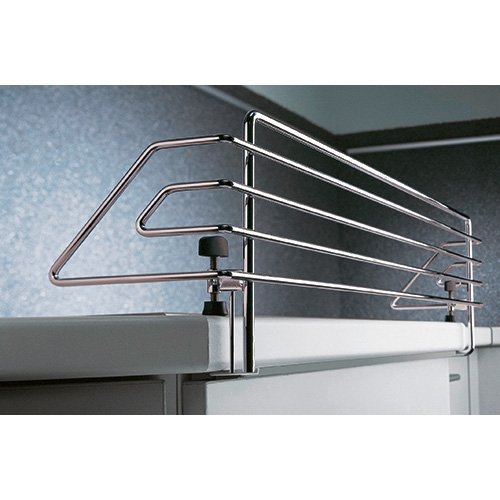 Herdschutzgitter Ekotech Kindersicherung in Chrom – B 975 x T 150 x H 149 mm