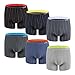 KAYIZU Men's Underwear Ultra Soft Cotton Stripe Boxer Brief (6-Pack) Medium