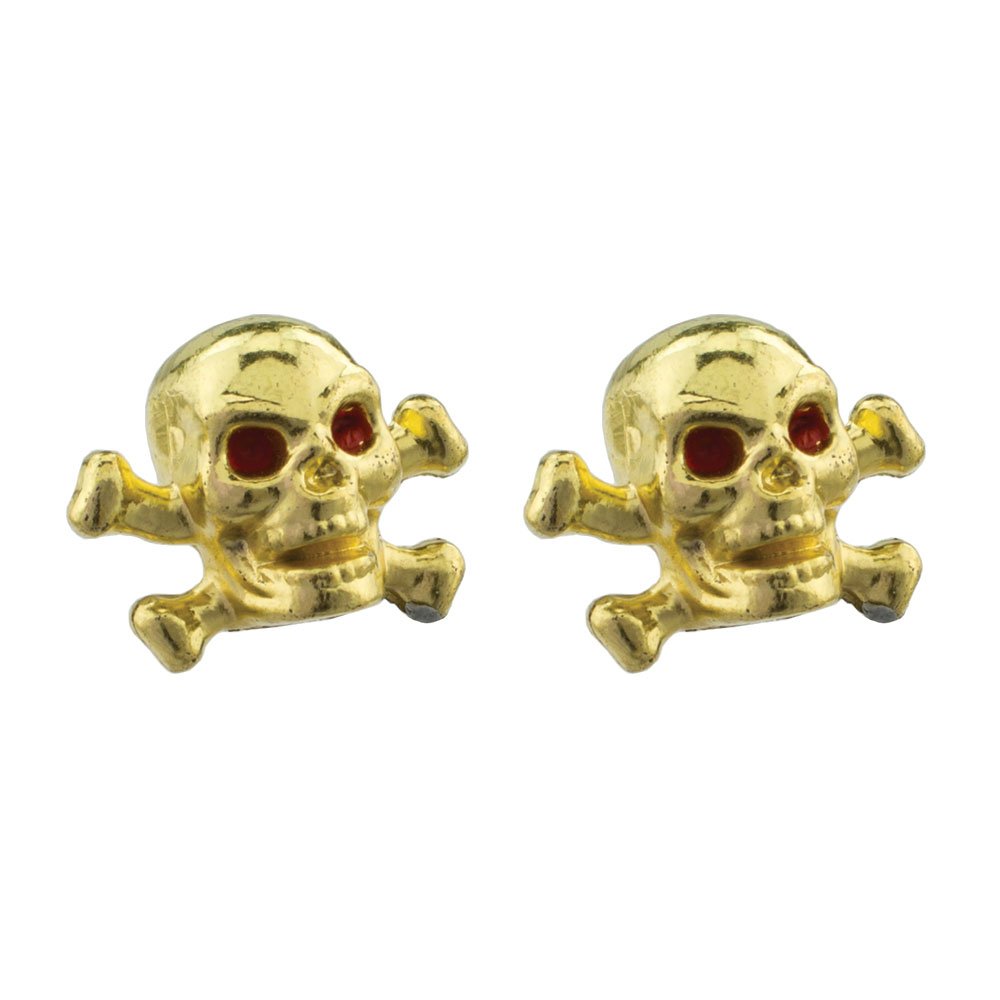 Skull & Bones Scharder Valve Caps Gold