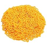 vidaXL Absperrkette Warnkette Sicherungskette Kette Kunststoffkette Sicherheitsabsperrung Plastikkette für Innen Außen Gelb 100m Ø6mm Kunststoff