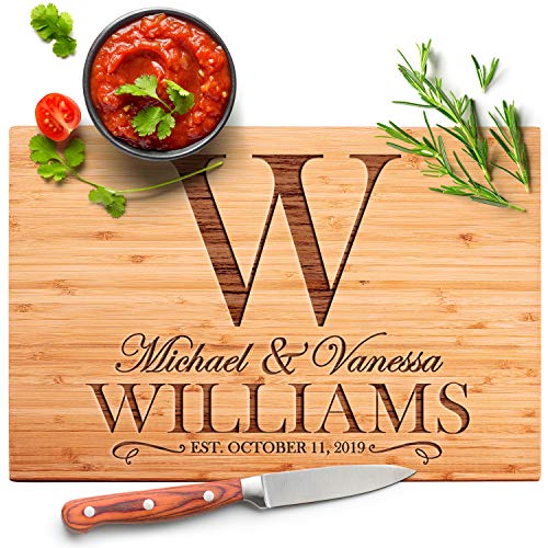 Personalized Cutting Board - 9 Design & 3 Size Options, Bamboo Cutting Board