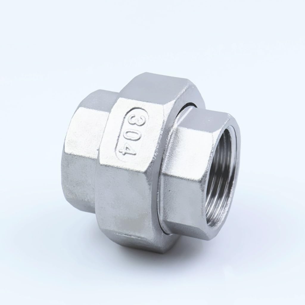 1 pz Vite Giunto for Tubo dell'Acqua BSPT Filettato Femmina Raccordo in Acciaio Inossidabile 304 for Tubi Cast, for raccordi for tubi filettati di collegamento del tubo (Size : 2")