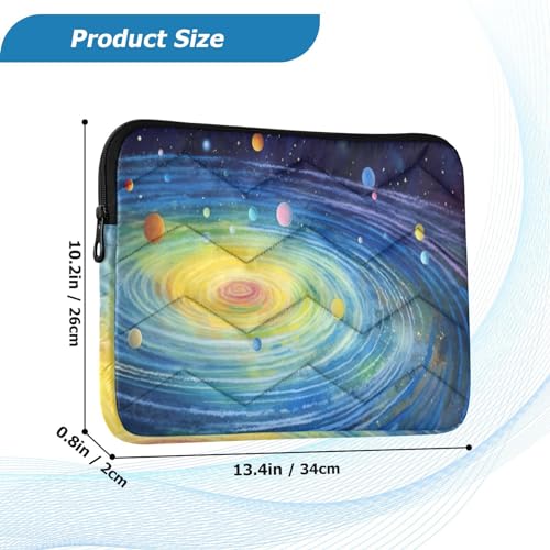 Funda para Laptop 13-14 Pulgadas Colorido Universo miniatura 3