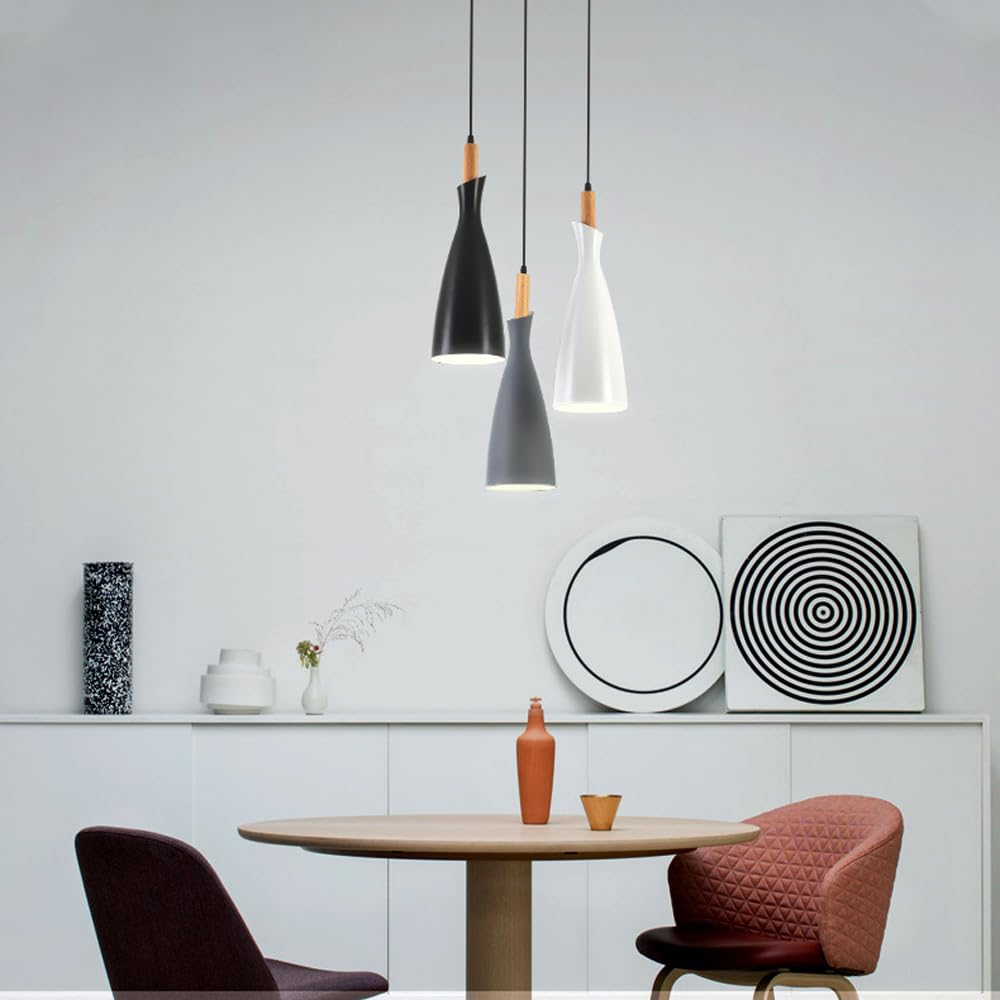 Lampada A Sospensione Minimalista Con Paralume In Metallo