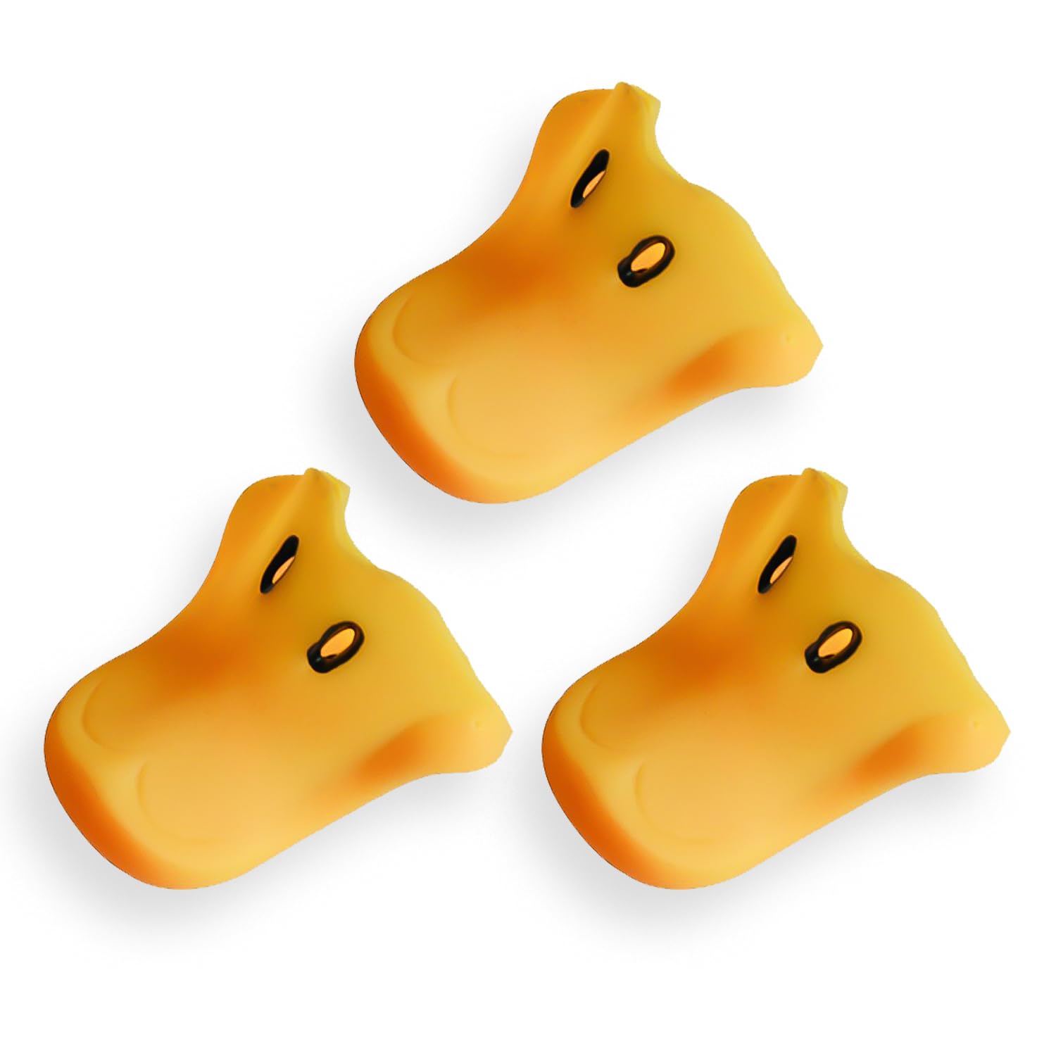 Glitzville 3 Pcs Duck Nose Costume Accessories, Animal Bill Simulation Mask，Yellow Duck Bill Beak Mask, Funny Animal Costume Accessories for Party Dress-up Cosplay