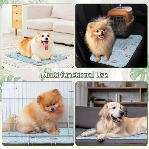 Image of Washable Pee Pads for Dogs, 18'' x 24'' Reusable Puppy Pads, Waterproof Pet Pads for Dog Cat, Absorbing Training Pads, Puppy Potty Pads with Waterproof Bottom (18 inch x 24 inch)