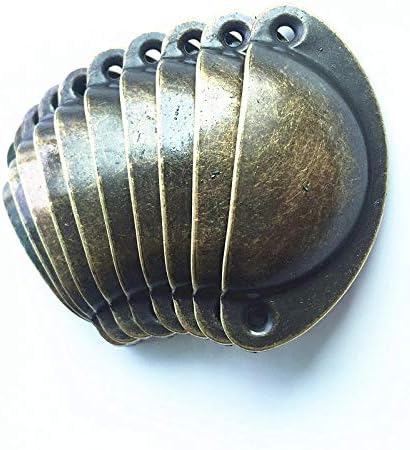 Southst 10PCS Retro Metal Kit Drawer Cabinet Door Box Handle Furniture Knobs Handware Cupboard Antique Iron Handle for Drawer Cabin