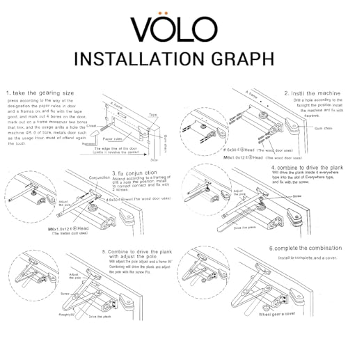 Image of Volo Automatic Hydraulic Double Speed Aluminium Door Closers Premium Heavy Duty for Residential /Commercial Purpose with Fitting Set (Color Silver) (DC 80 Trio)