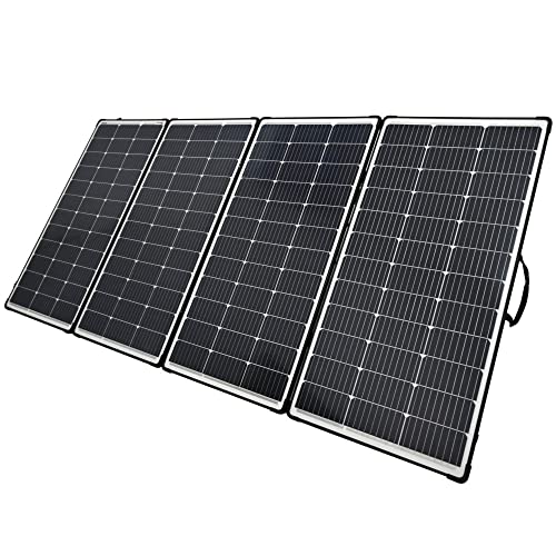 Excel Power Monocrystalline Weatherproof Ultra-Thin TCPC Film Construction 440W Portable Folding Solar Panel Camping, Caravanning Phones Off-grid Home
