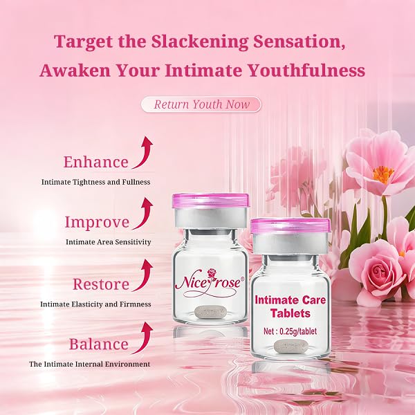 Intimate Care Tablets, Vaginal Tightening and Rejuvenation Formula, Natural Herbs Advanced Tightening, Hydration and Wellness Support