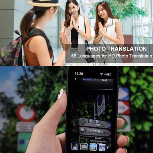 Language Translator Device No WiFi Needed, 2024 Two-Way AI Voice Translator for All Languages and Accents, 139+ Language Online Translation, 4" HD Offline/Photo Translation for Travel 7 Language Translator Device No WiFi Needed, 2024 Two-Way AI Voice Translator for All Languages and Accents, 139+ Language Online Translation, 4" HD Offline/Photo Translation for Travel - Image 5