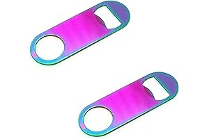 Vivid Rainbow Mini Bottle Opener for a Pop of Color in Your Kitchen