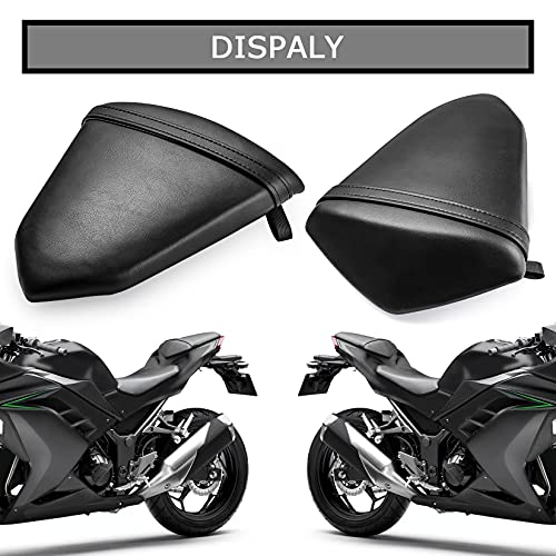 Image of PSLER Rear Passanger Seat Pillion Cushion For Kawasaki Ninja 300 300R EX300 2013 2014 2015 2016 2017