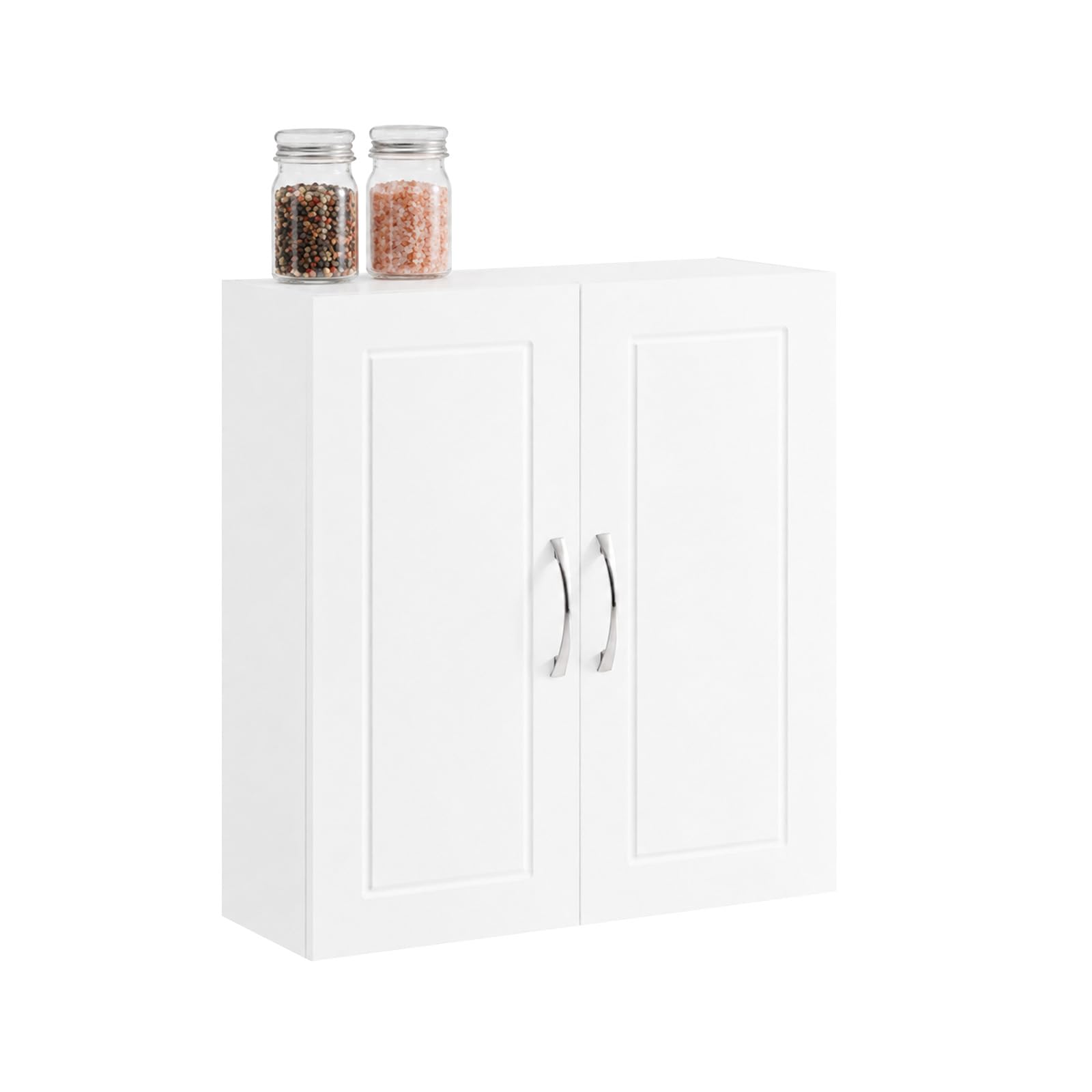 SoBuy Kitchen Wall Cabinet 20cm Deep with Adjustable Shelf & Metal Handles