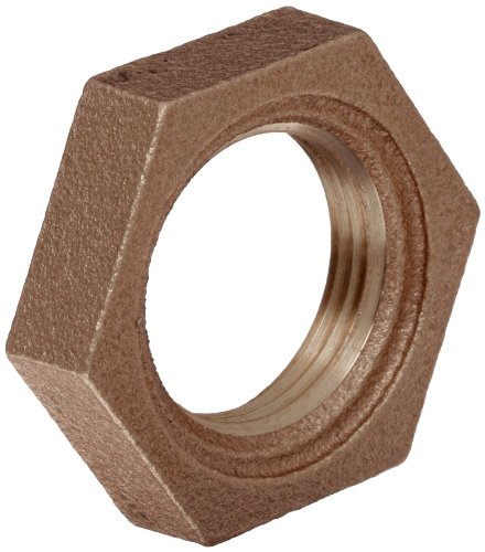Lead Free Brass Pipe Fitting, Locknut, Class 125, 2 NPT Female