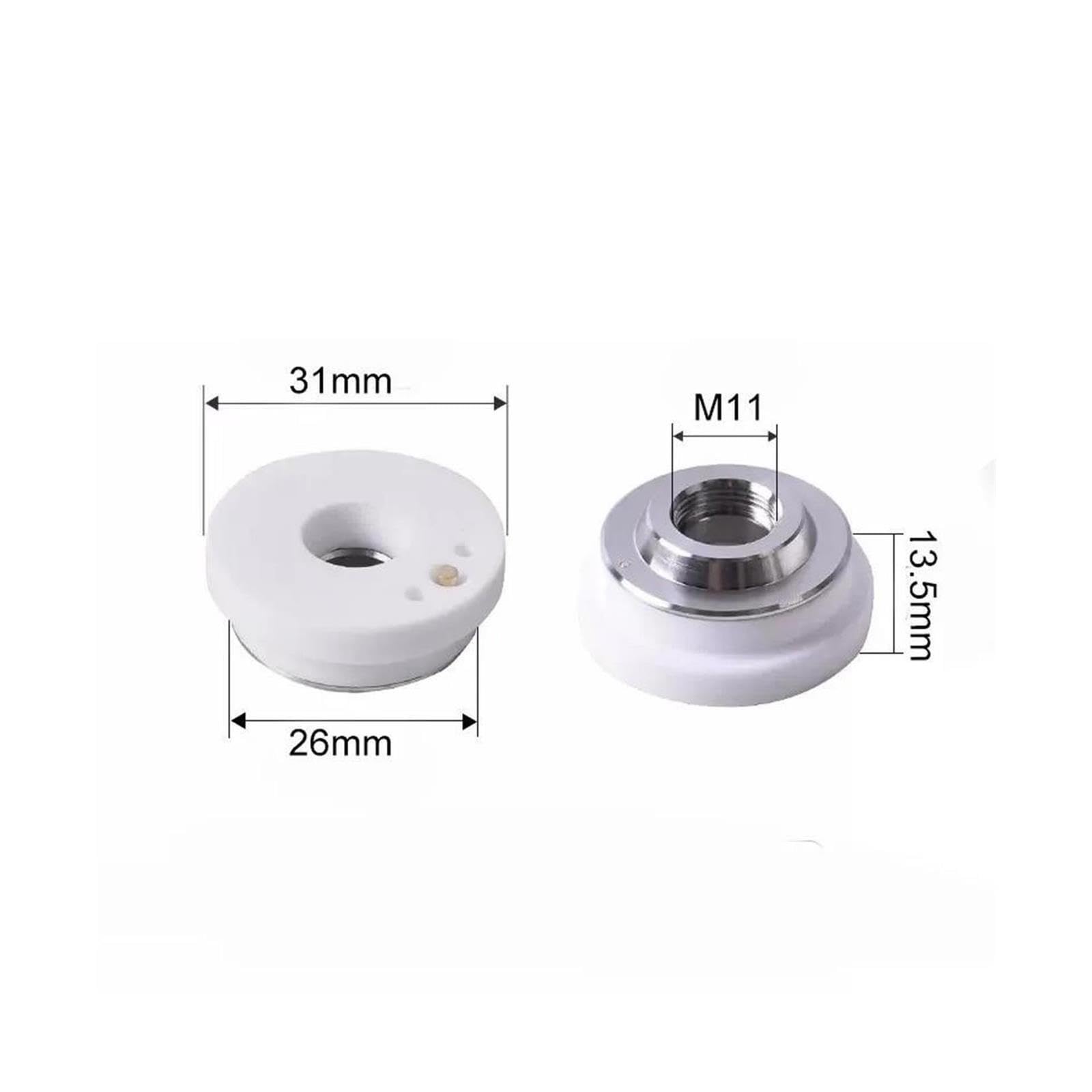 Ceramic Nozzle Holder D32/28 Precitec3D WSX Fiber Laser Cutting And Welding(Precitec KTXB,5PCS)