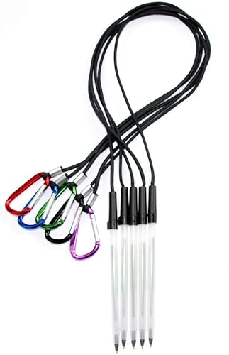 Diez Pack24inch Bolígrafo CorreaMosquetón Concede a Portapapeles o portátil Portapapeles y computadora notebook no incluido