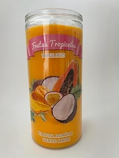Tropical Fruit 14 Day Prepared Scented Candle in Glass (Frutas Tropicales)