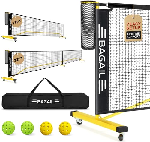 BAGAIL 2-in-1 Pickleball Net