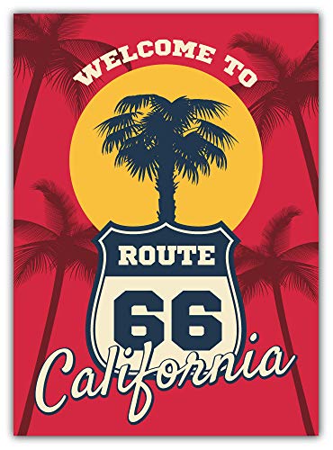 SkyBug California Beach Seashore Route 66 Bumper