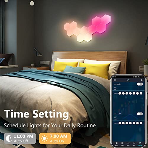 Laveli Led Hexagon Wall Lights 6-Pack, Hex Lights For Wall With App Smart Control And Remote, Rgb Gaming Lights, Modular Led Panel Wall Lights #TOP3